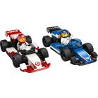 Les voitures de course de F1® Williams Racing et Haas F1®