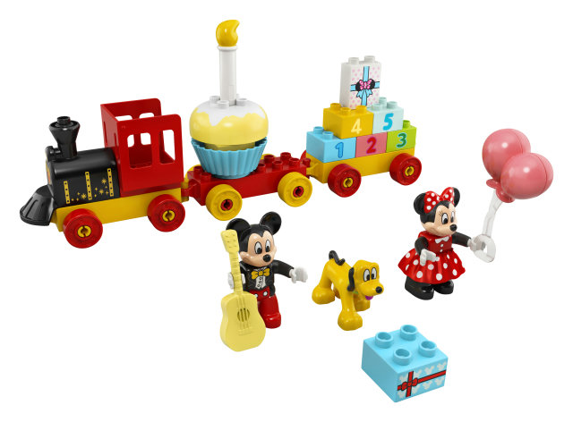 Le train d’anniversaire de Mickey et Minnie