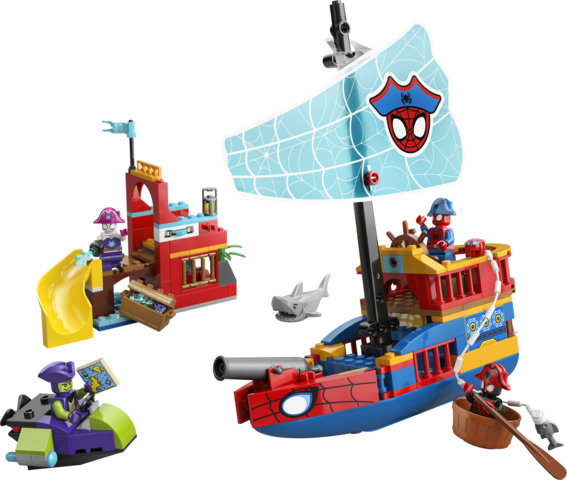 Le bateau pirate de l’équipe Spidey