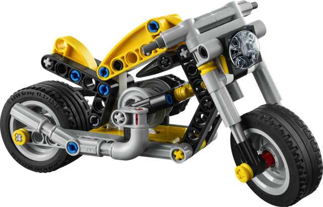 La moto jaune