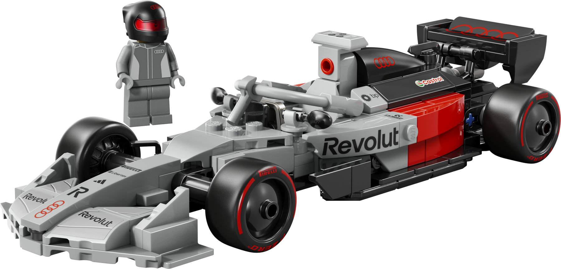 La voiture de course Audi Revolut F1® Team R26